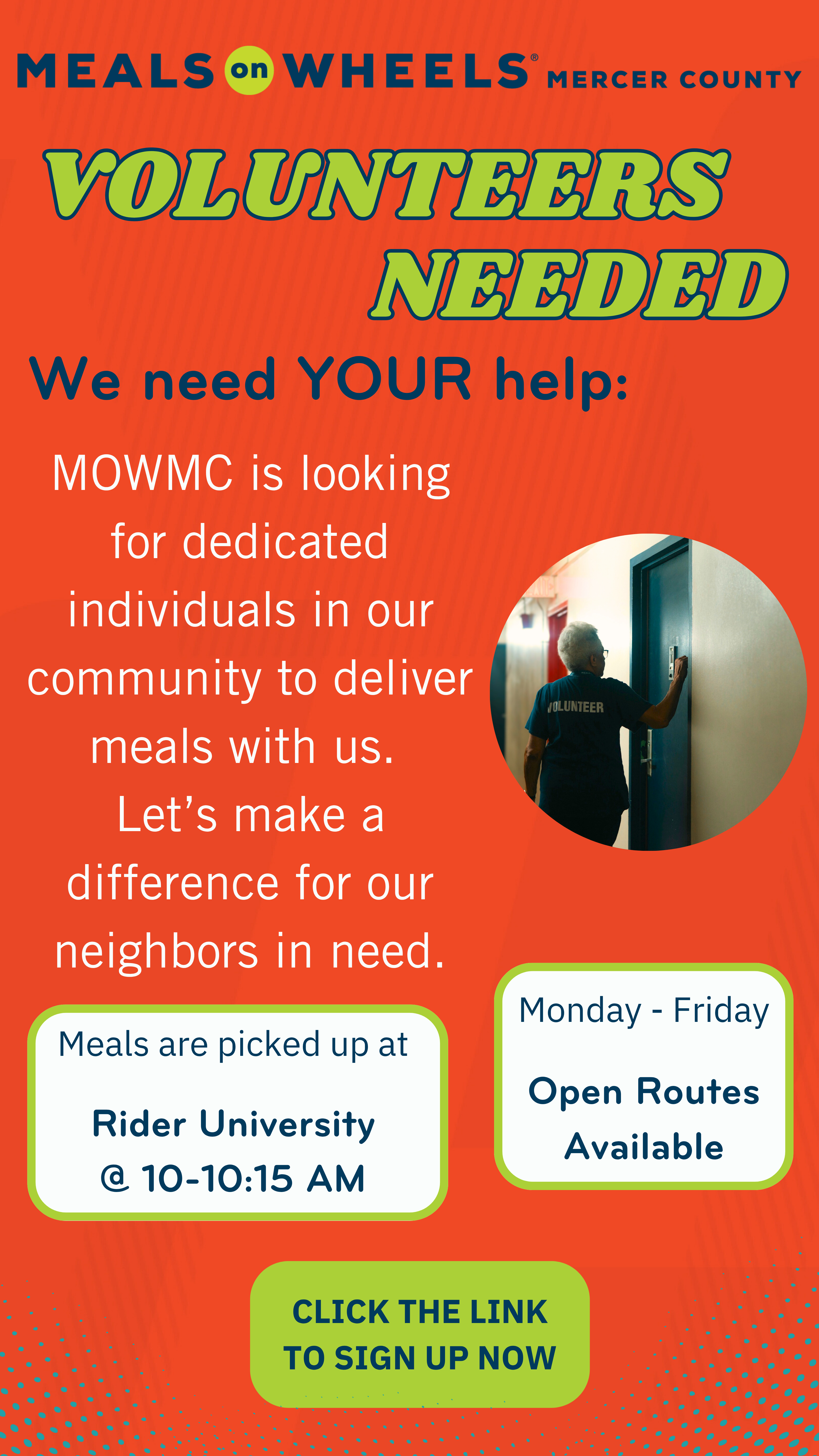 Volunteers Needed
