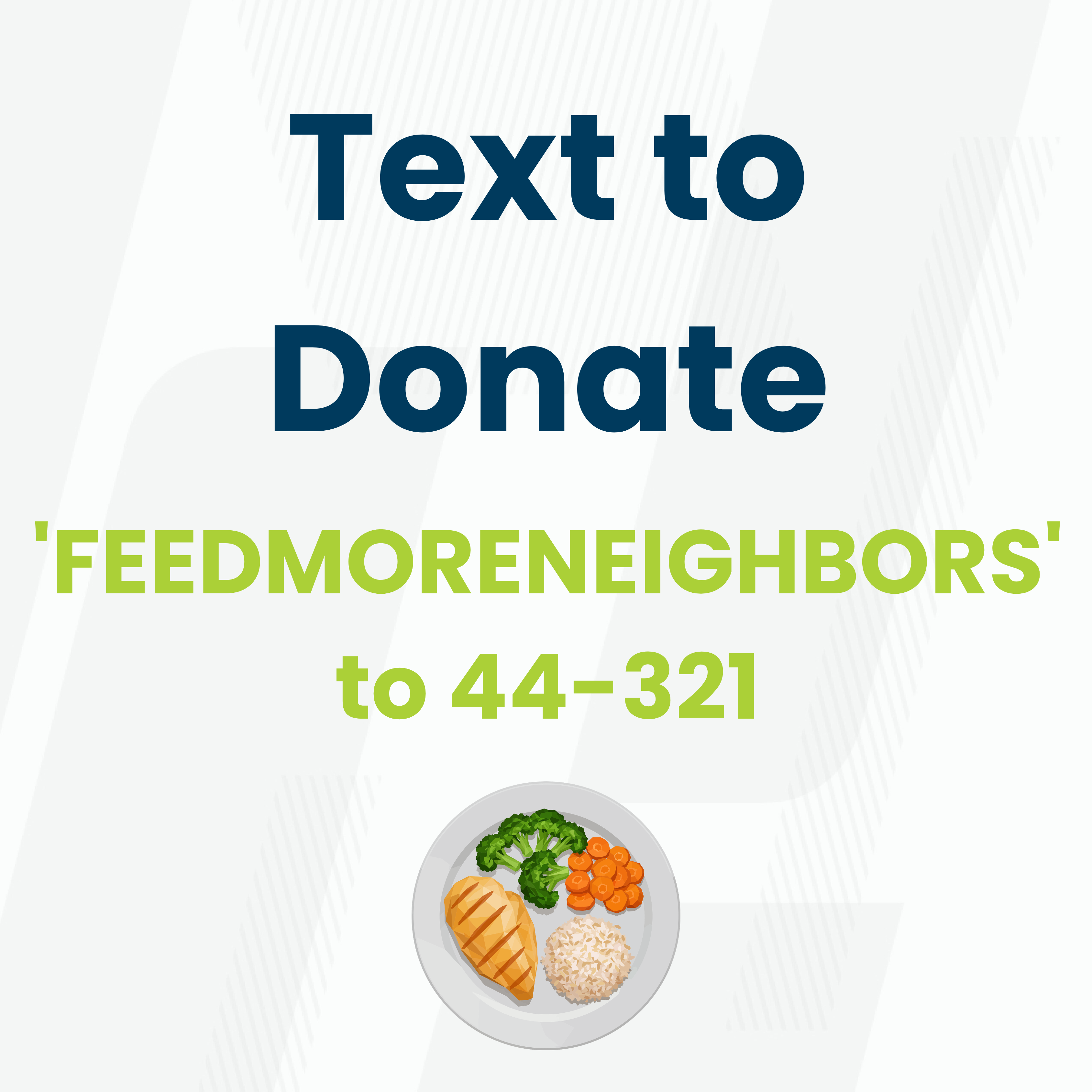 Feed More Neighbors Campaign Pop Up