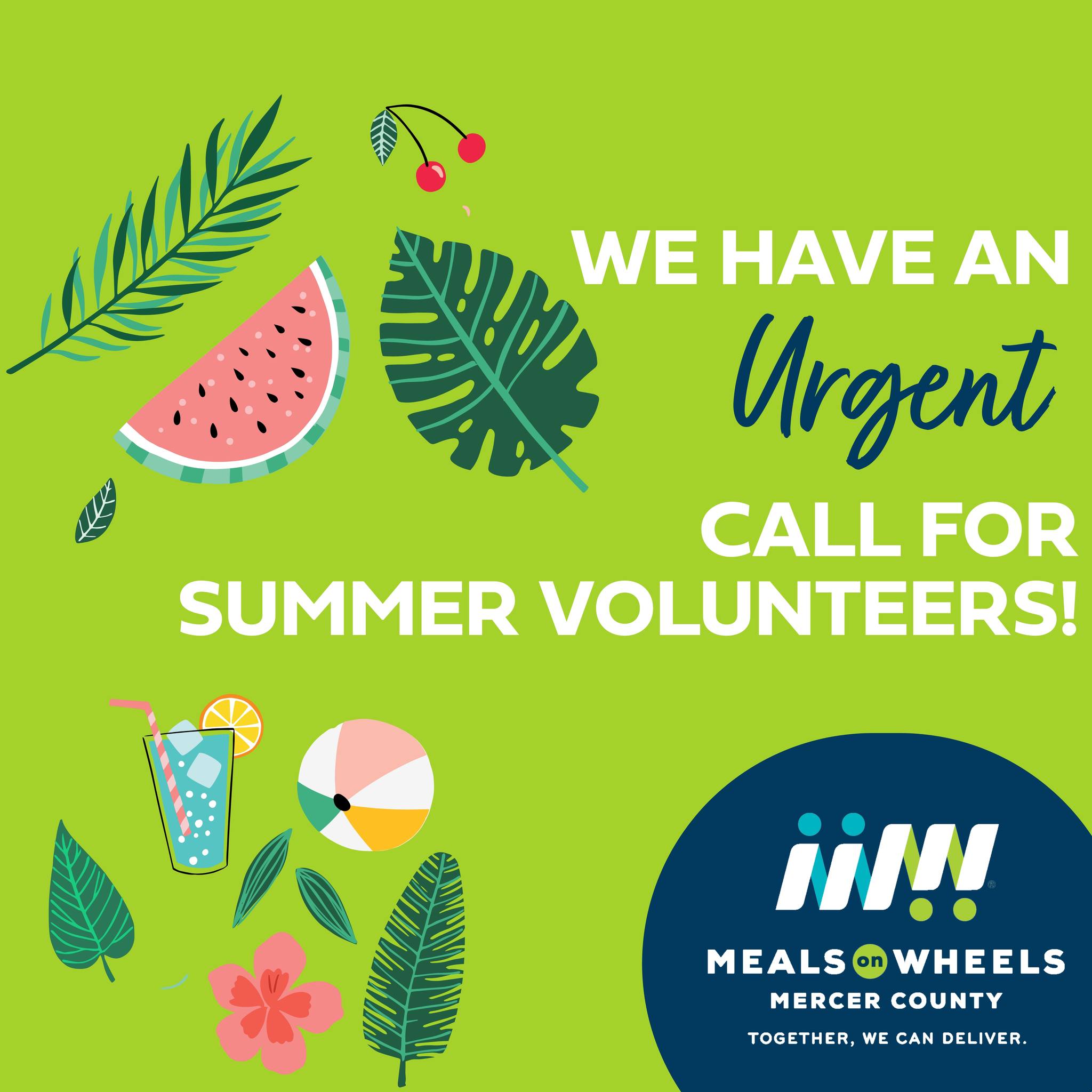 summer vols urgent